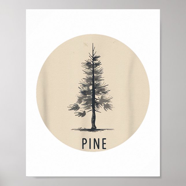 Poster Single Pine Tree Outfit (Frente)