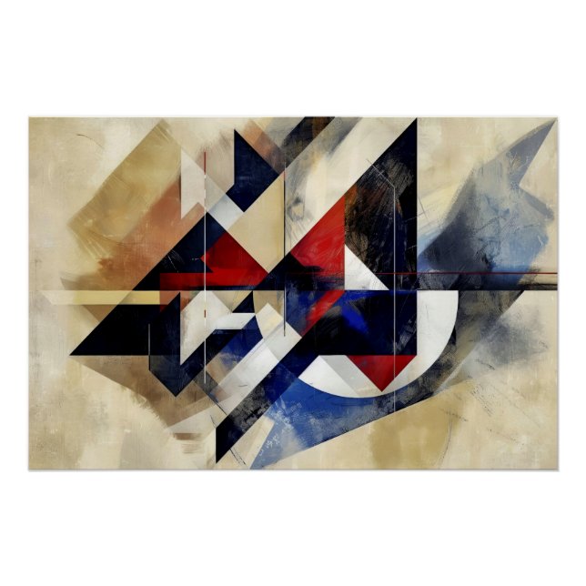 Pôster Singular Abstraction (Frente)