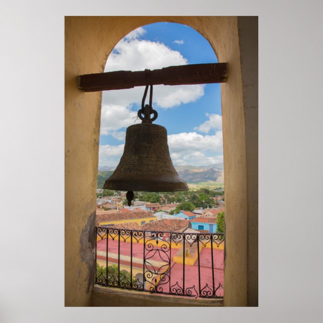 Pôster Sino em uma torre de igreja, Cuba (Frente)