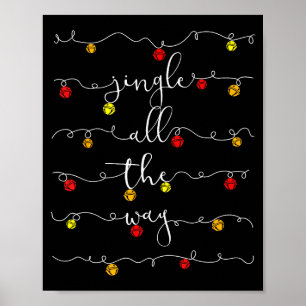 Poster Sinos Bells Jingle Todo O Caminho Sinos De Trenó C