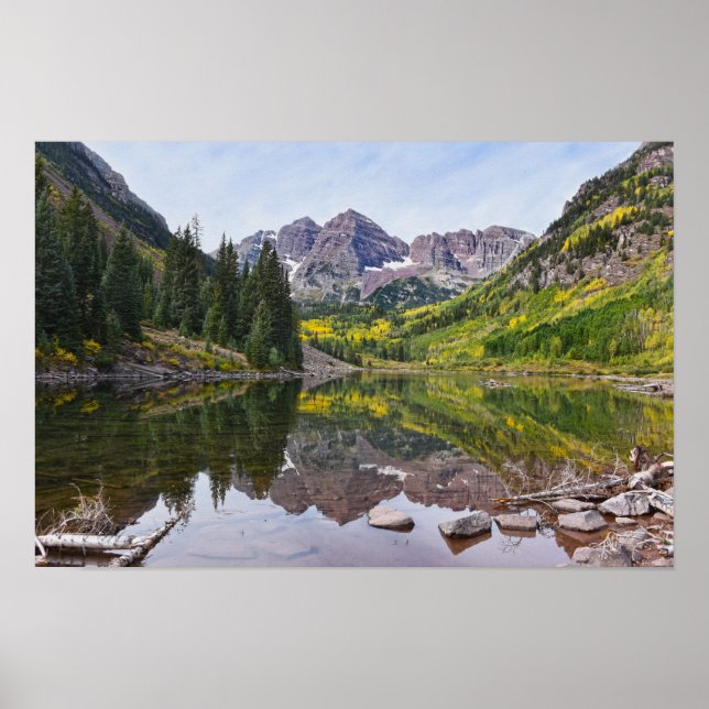 Poster Sinos Maroon na Outonal, Colorado (Frente)
