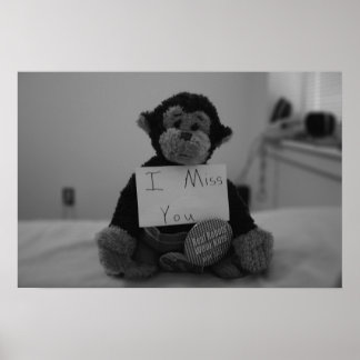 Pôster Sinto saudades de você