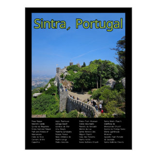 Pôster Sintra, Portugal
