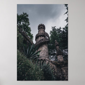 Poster Sintra, Portugal - Blick auf den Turm einer Burg