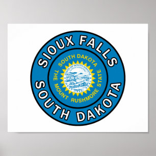 Poster Sioux Falls Dakota do Sul