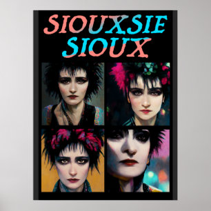 Poster Siouxsie e os Banshees