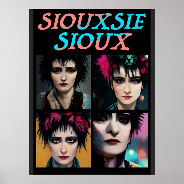 Poster Siouxsie e os Banshees (Frente)