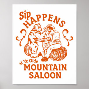 Poster Sip Acontece Ye Olde Mountain Saloon Apres Party S