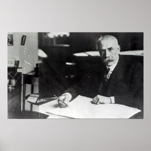 Poster Sir Edward Elgar trabalha com uma pontuação orques