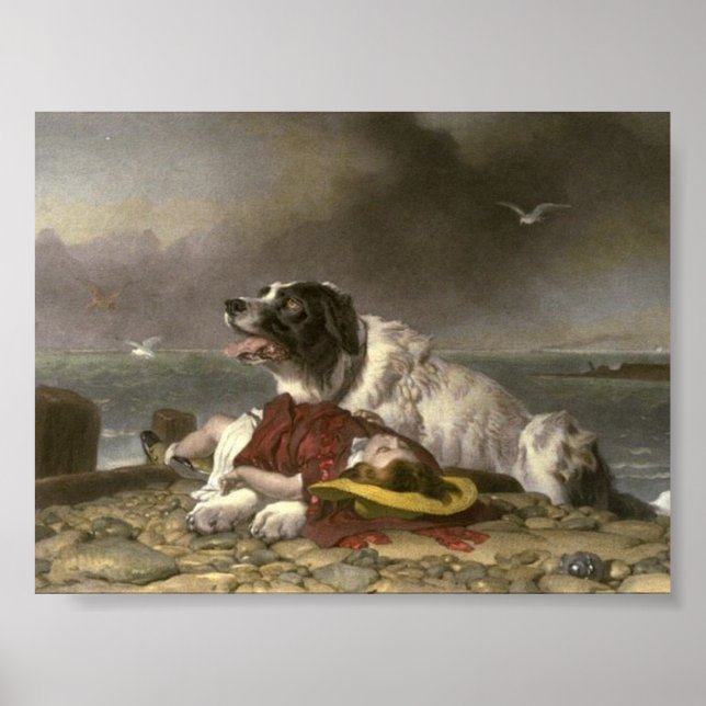 Poster Sir Edwin Henry Landseer | Economizado (Frente)