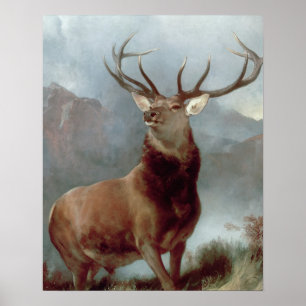 Pôster Sir Edwin Landseer   Monarca do Glen, 1851