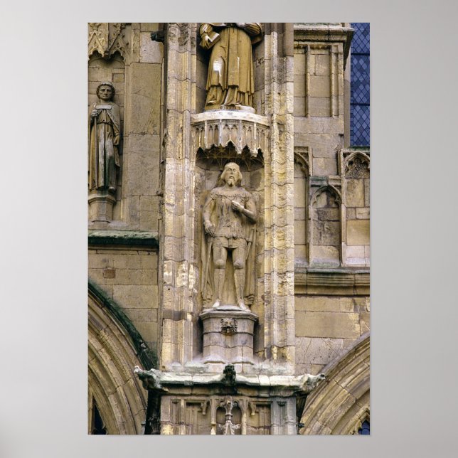 Pôster Sir Henry 'Hotspur Percy, na fachada oeste (Frente)