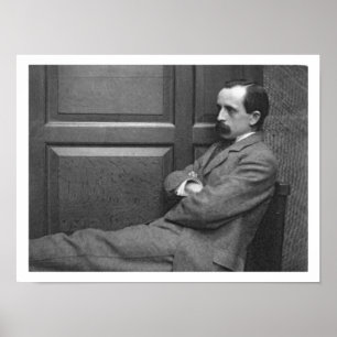 Pôster Sir James Matthew Barrie (1860-1937) (b/w photo)