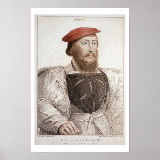 Poster Sir Thomas Boleyn (1477-1539) gravado por Francesc (Frente)