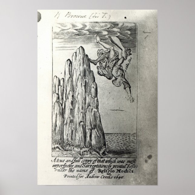 Pôster Sir Thomas Browne, 1645 (Frente)