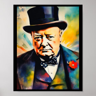 Poster Sir Winston Churchill Sticker
