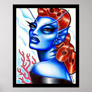 Poster Siren do mar