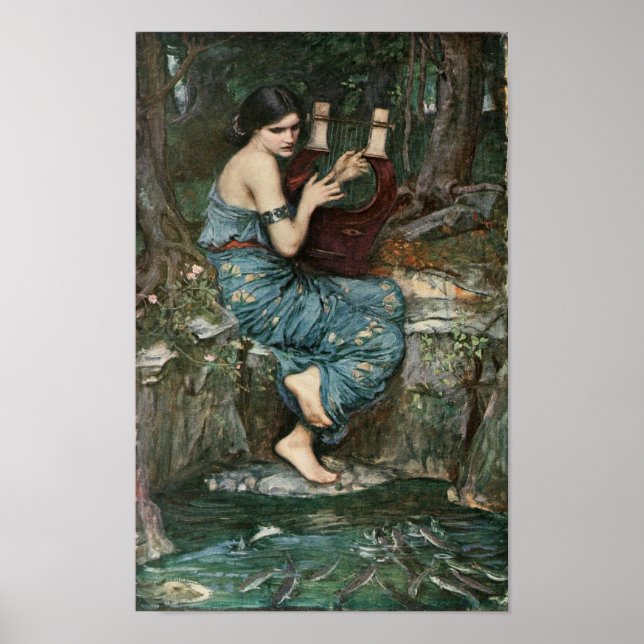 Poster Siren Reproduzindo Música para Marinheiros (Frente)