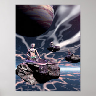 Pôster sirenes espaciais