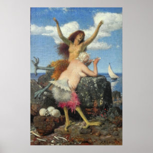 Poster Sirens por Arnold Böcklin