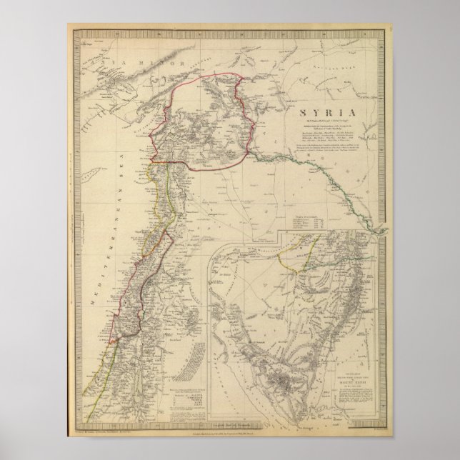 Poster Síria ao Sinai (Frente)