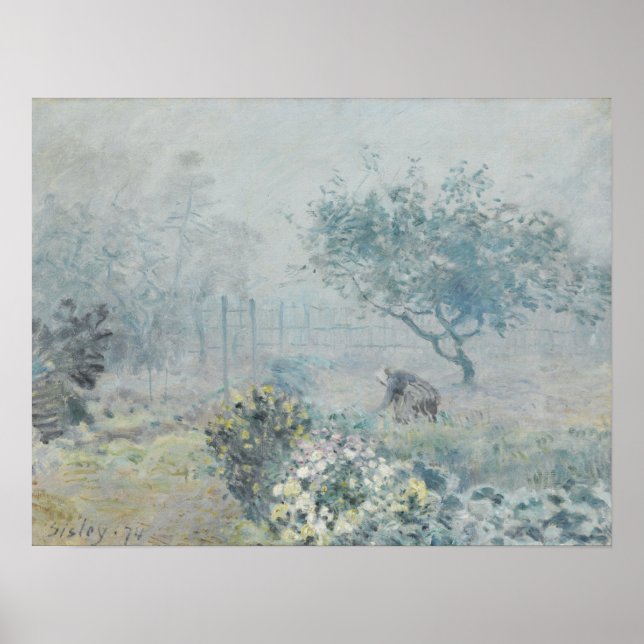 Poster Sisley - Fog, Voisins (Frente)