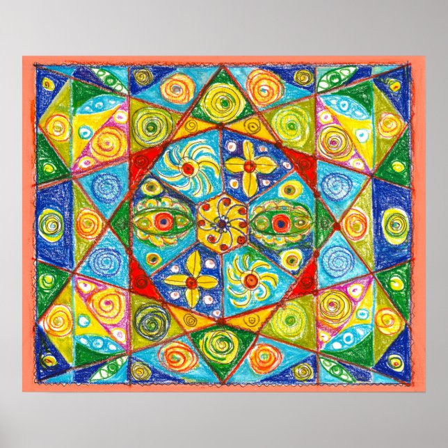 Poster sistema abstrato (Frente)