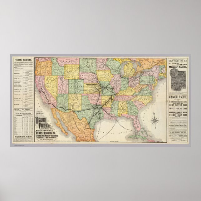 Poster Sistema ferroviário sudoeste (Frente)