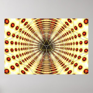 Poster Sistema solar para Marte por Martineau