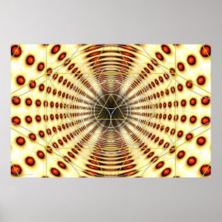 Poster Sistema solar para Marte por Martineau