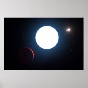 Poster Sistema Triplo De Estrelas Hd 131399