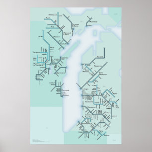Poster Sistemas do Lago Michigan