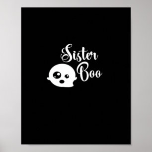 Poster Sister Boo Halloween