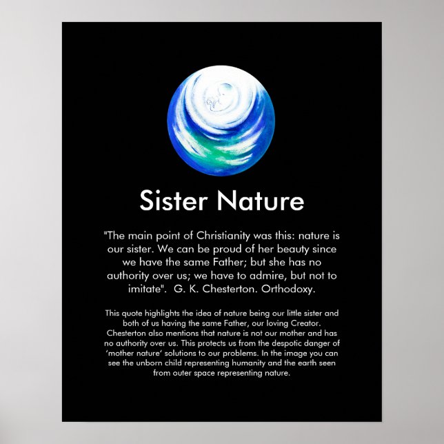 Poster Sister Nature (Frente)