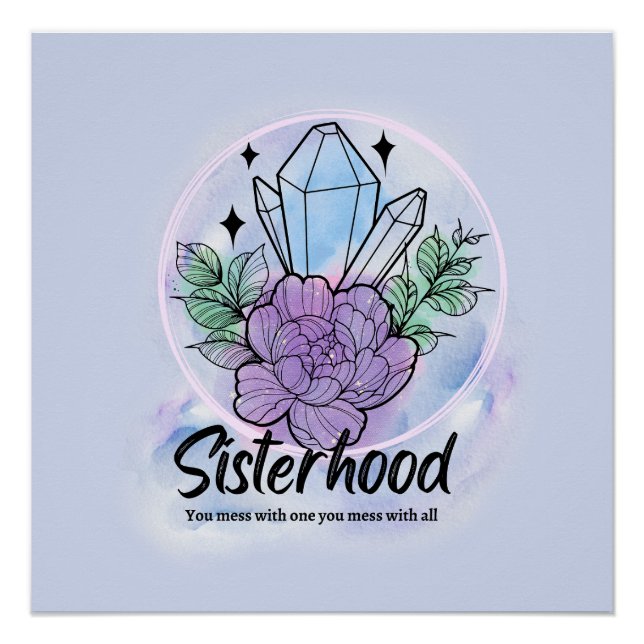 Pôster Sisterhood Spells: Empoderando a Design das Bruxas (Frente)