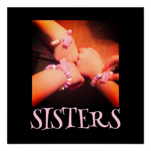 Pôster SISTERS Candy Braceletes Mãos