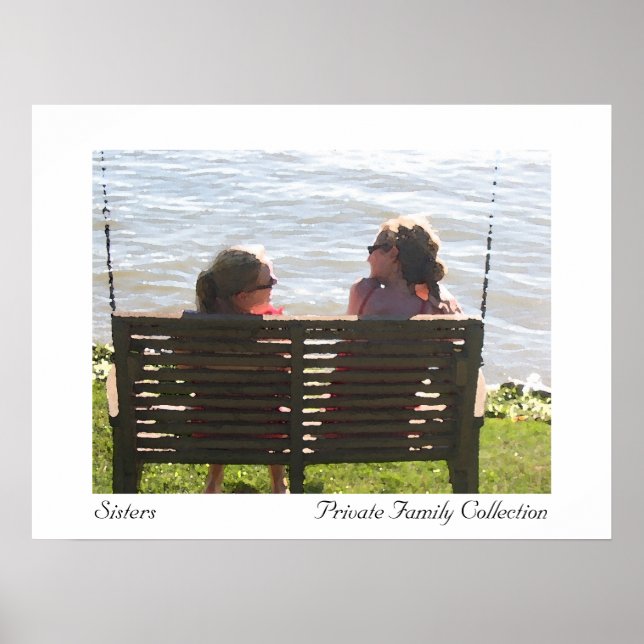 Pôster Sisters Watercolor (Frente)