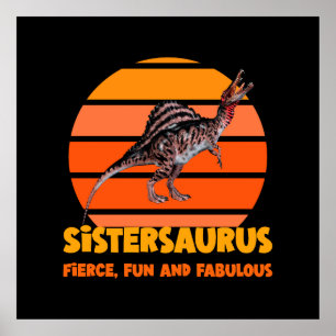 Poster Sistersaurus: Terrível, divertido e fabuloso