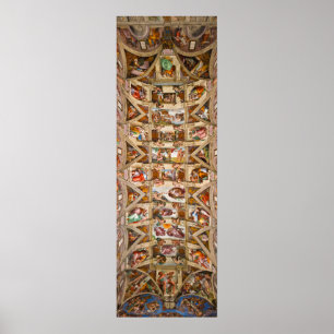 Poster Sistine Chapel Ceiling, 1512 por Michelangelo