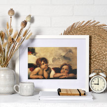 Sistine Madonna Angels por Raphael Sanzio