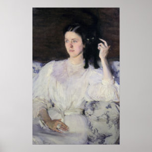 Pôster Sita e Sarita, ou rapariga com um gato