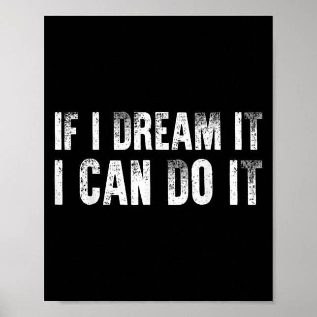 Poster Sitive Affirmation Success Quote Men Women Teen Bo (Frente)