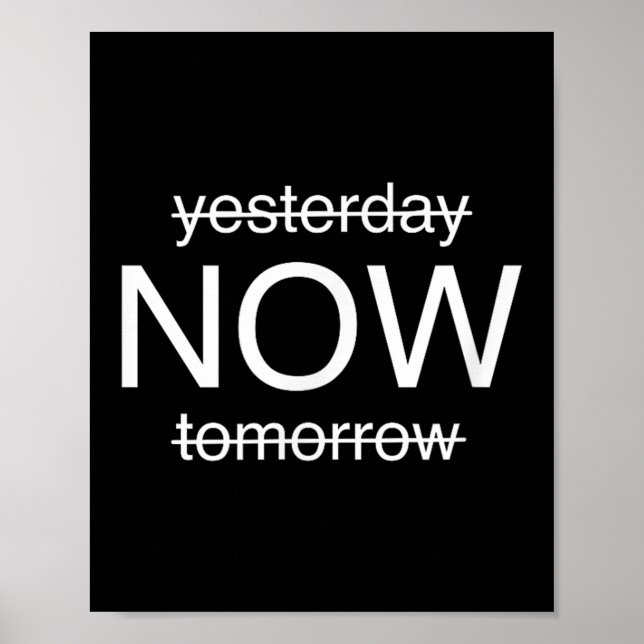 Poster Sitive Mindset – Live In The Moment Motivational D (Frente)