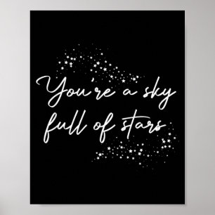 Poster Sitive Motivacional Você É Um Céu Cheio De Estrela