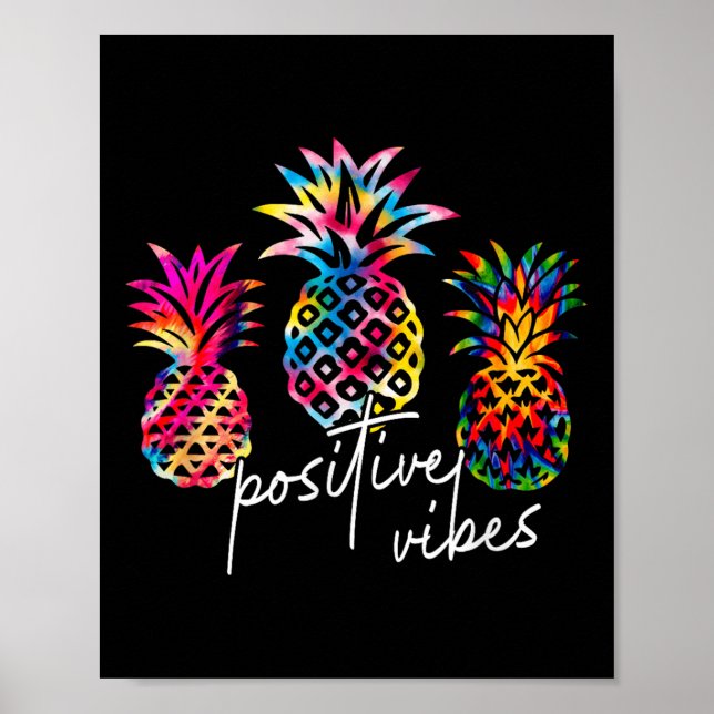 Poster Sitive Vibe Ne Transfer Day Infertility Ivf Tie Dy (Frente)