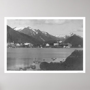 Pôster Sitka Harbor Alaska 1908