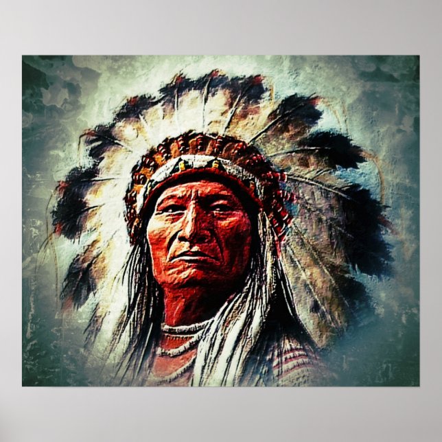 Poster Sitting Bull (Frente)