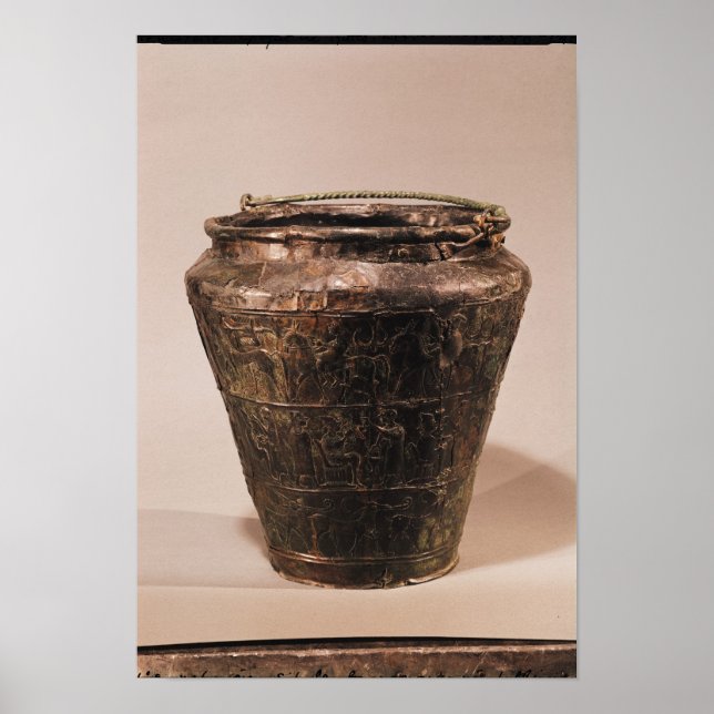 Pôster Situla com três bandas decorativas repou sse (Frente)