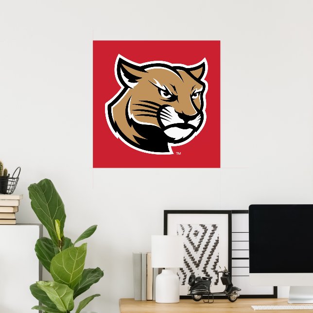 Poster SIUE Cougars (Escritório em casa)