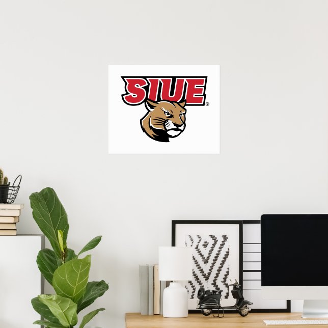 Poster SIUE Cougars (Escritório em casa)
